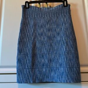 BCBG Blue Pencil Skirt